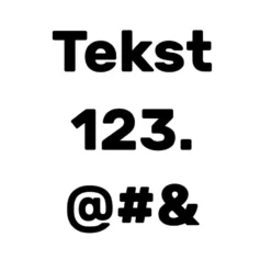 Voorbeeld lettertype Rubik