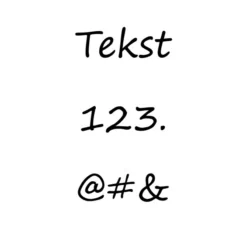 Voorbeeld lettertype Segoe
