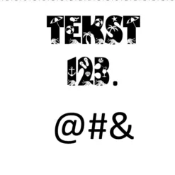 Voorbeeld lettertype Summer beach