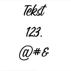 Voorbeeld lettertype Vertica