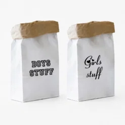 paperbag boys stuff, paperbag girls stuff