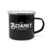 Emaille mok bedankt lekker stoer, een leuk cadeau