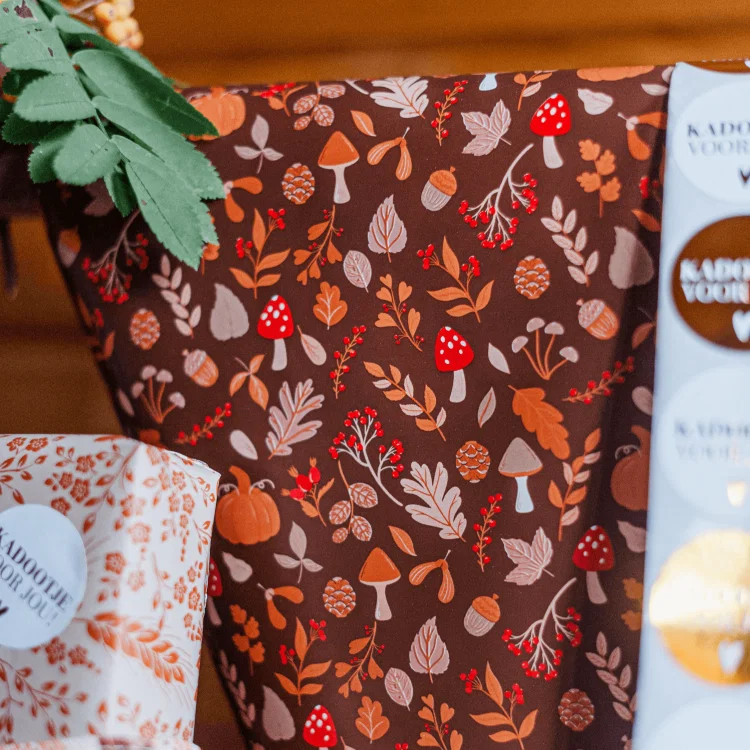 inpakpapier autumn forest inpakinspiratie