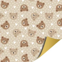 inpakpapier little bear beige, inpakken