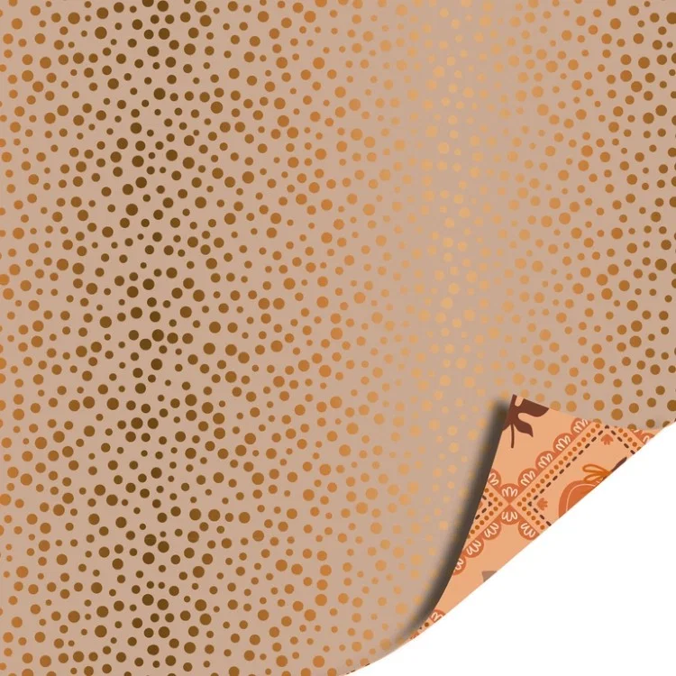 inpakpapier luxury pumpkins, achterzijde, inpakken