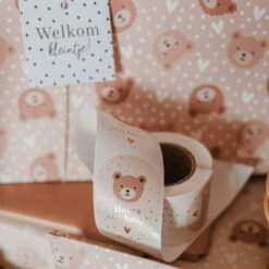 kadosticker little bear, inpakinspiratie