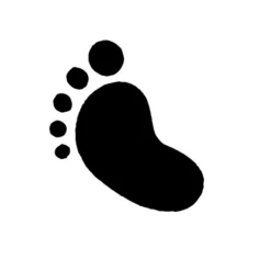 baby voetje afbeelding