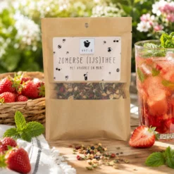 zakje zomerse (ijs)thee, 25 gram, sfeerbeeld