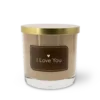 Big candle love – beige House of Light geurkaars, een leuk cadeau