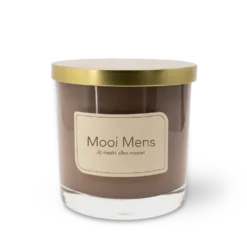 grote geurkaars mooi mens, Big candle mooi mens, house of light bruin