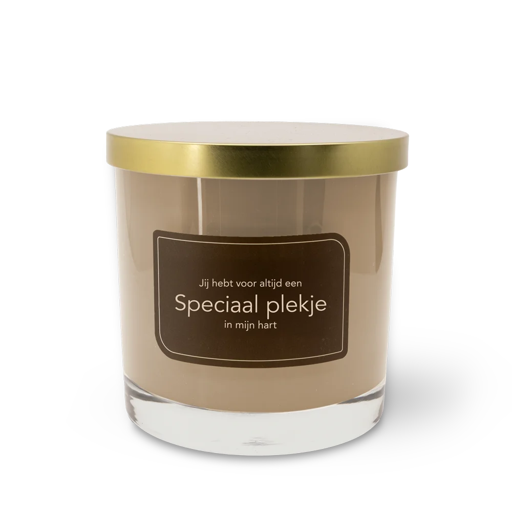 Big candle speciaal plekje, house of light beige