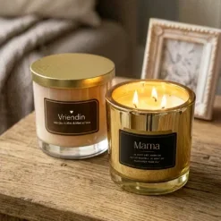 Grote geurkaars, big candle vriendin, big candle mama, house of light sfeerbeeld