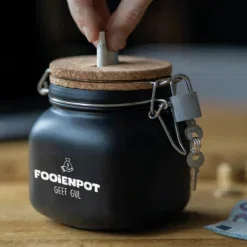 Luxe spaarpot fooienpot sfeerbeeld