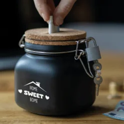 Luxe spaarpot home sweet home sfeerbeeld