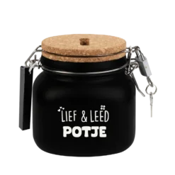 Luxe spaarpot lief & leed potje