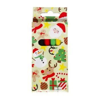 doosje potloodjes kerstmis, kerst uitdeelkadootje