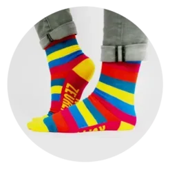 funny socks voor de koffie sfeerbeeld