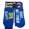 Funny socks opa slaapt sssst, een leuk cadeau