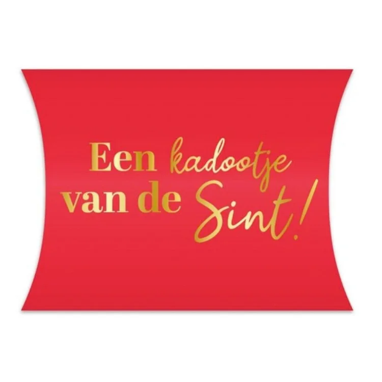 gondeldoosje een kadootje van de sint rood