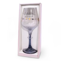 Wijnglas<br>Geluk is<br>Sparkling Moments