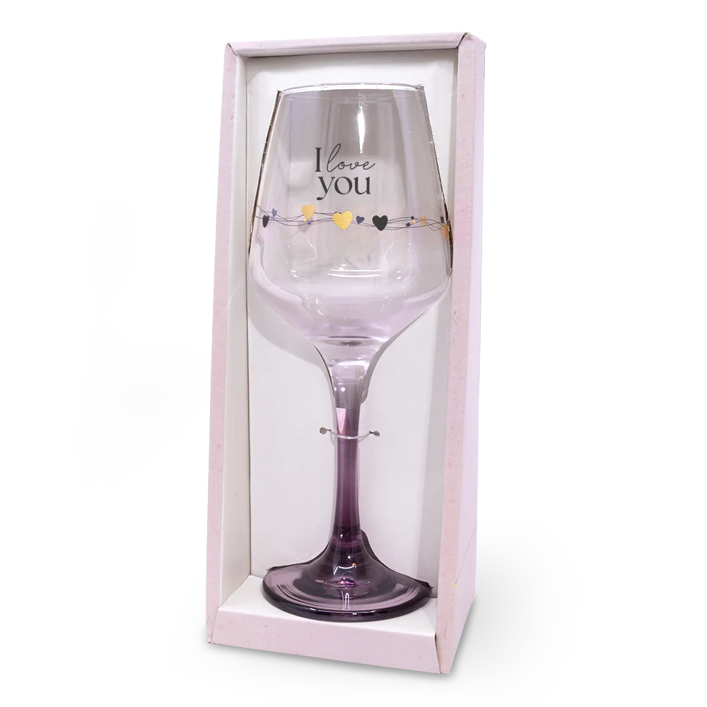 Wijnglas<br>I love you<br>Sparkling Moments