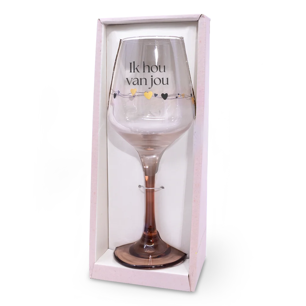 Wijnglas<br>Ik hou van jou<br>Sparkling Moments